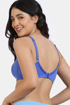 Zivame Maternity Double Layered Non Wired 3/4th Coverage Nursing Bra - Baja Blue — thumbnail 2